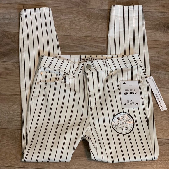 Denim - Gorgeous WHITE/BLACK JEANS